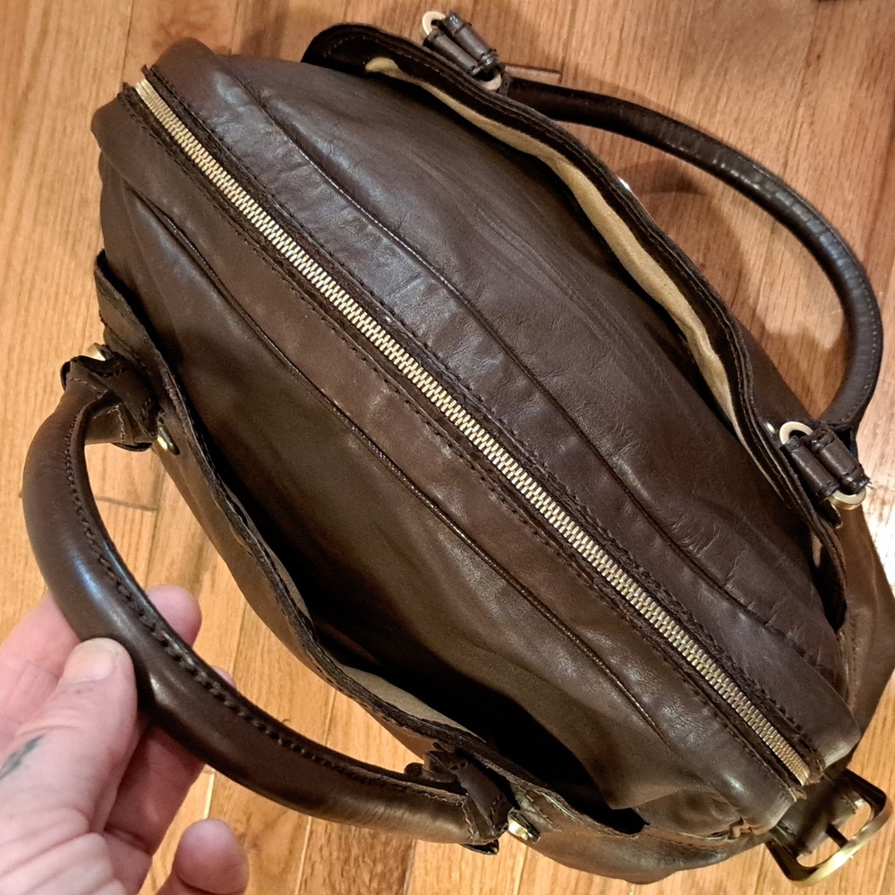 Jimmy Choo TOGO choco bowler satchel bag - Picture 7 of 13